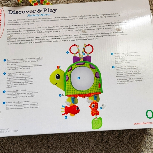 Baby Toys, NWT, Set of 4, Infantile, Fisher Price, Great for Tummy Time, Travel - Picture 3 of 8